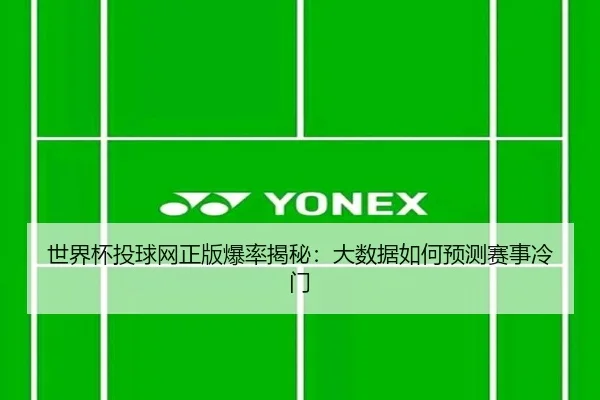 世界杯投球网正版爆率揭秘：大数据如何预测赛事冷门